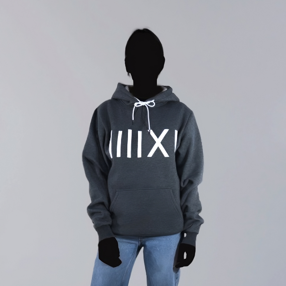 IIIIXI Grey Hoodie - Chest