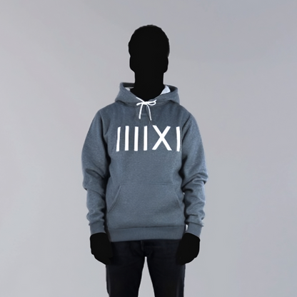 IIIIXI Grey Hoodie - Chest